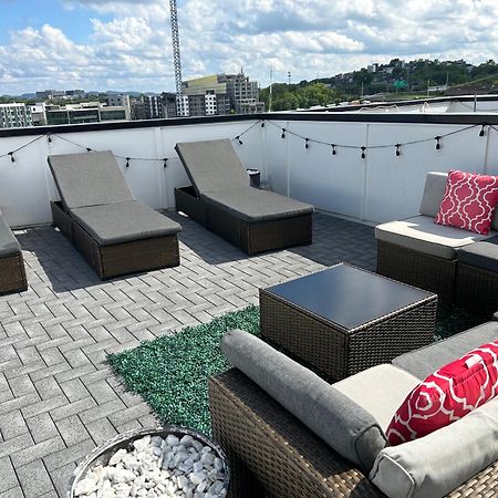 Luxury Townhome Skyline Views Mins To Dt Nashville Buitenkant foto