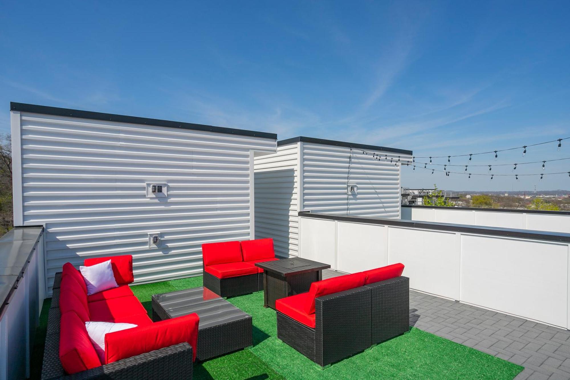 Luxury Townhome Skyline Views Mins To Dt Nashville Buitenkant foto